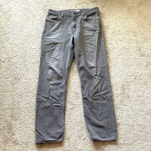 Thrashed Carhartt Relaxed Straight Rigby Work Pant Mens 36x36 Rugged Streetwear